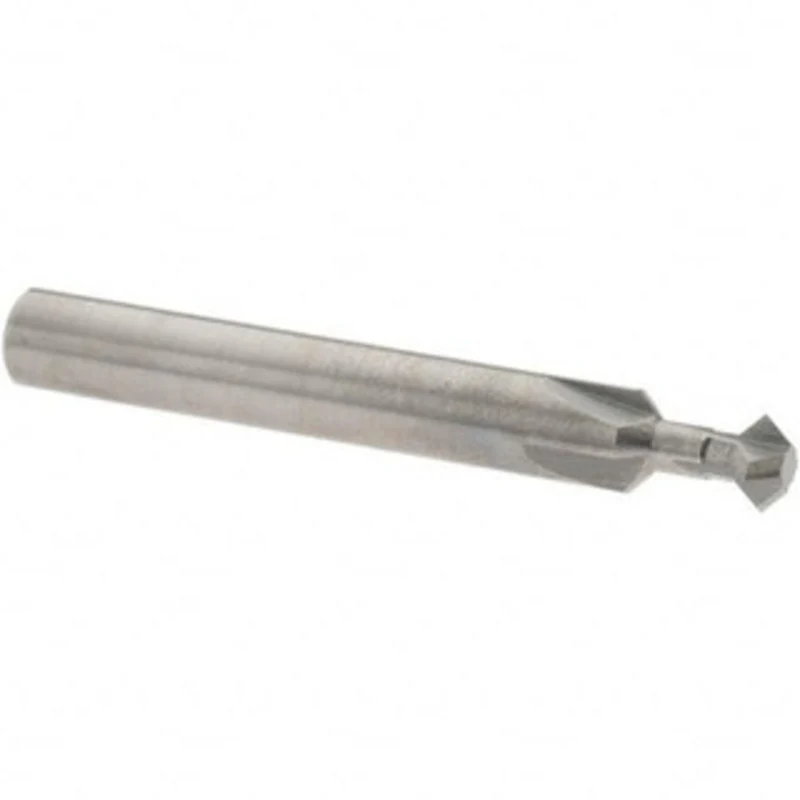 Accupro 1/4 1/4 Cut Diam, 1/8 Cut Width, 1/4 Shank, Solid Carbide Double-Angle Cutter Uncoated, 4 Teeth, 2 OAL 316506...